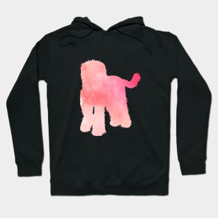 Pink Goldendoodle / Labradoodle Silhouette Hoodie